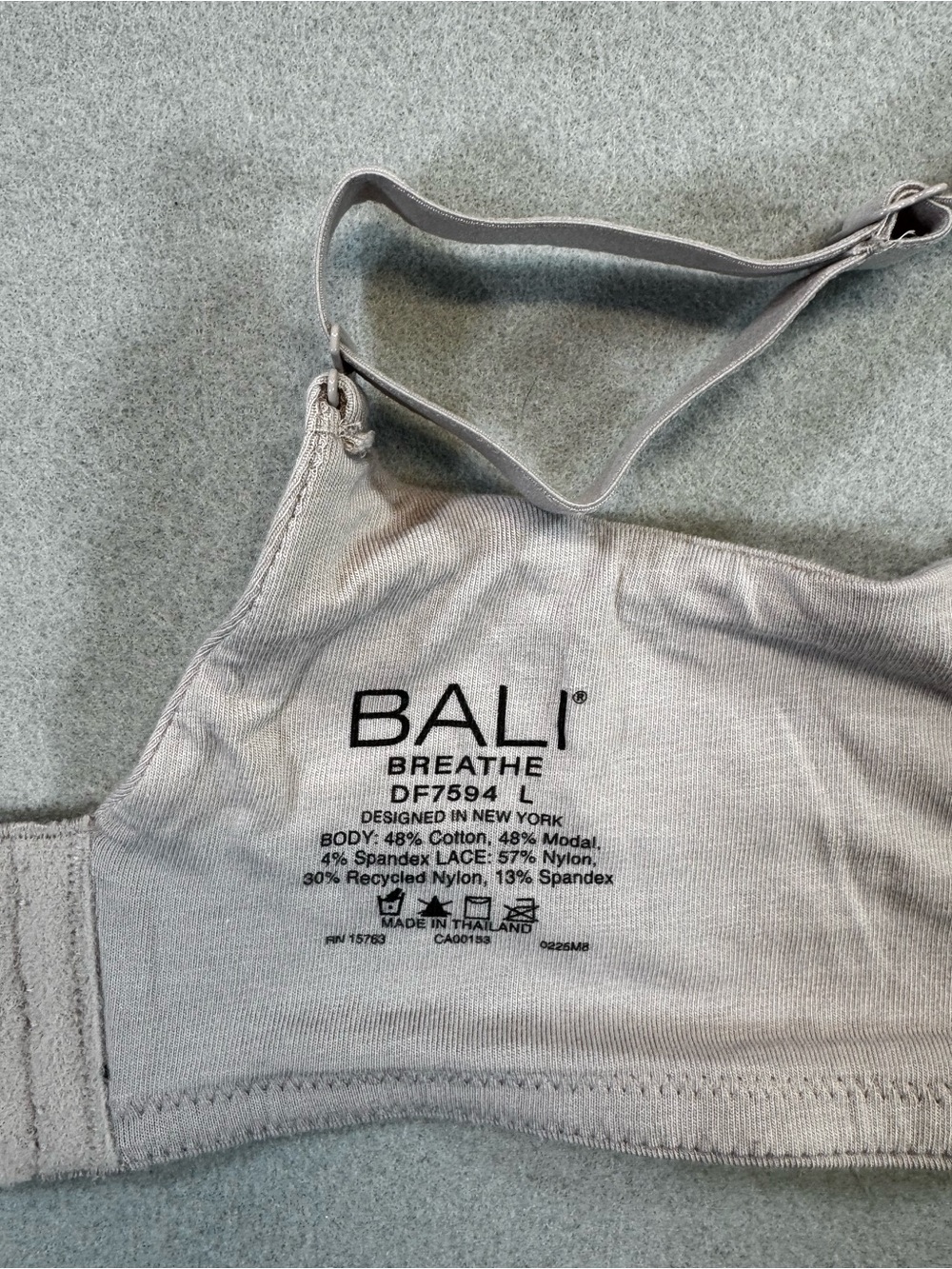 Bali Breathe Lace Full Coverage Bra in Pale Lavender - Picture 2 of 5